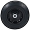 Vestil Rubber Wheel 10x2.5 5/8" Bearing WHL-HR-10X2.5-5/8 - alternate 3